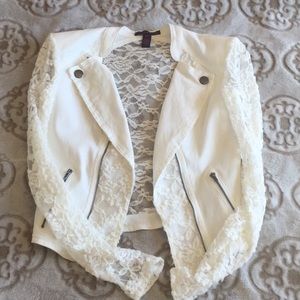 White lace jacket